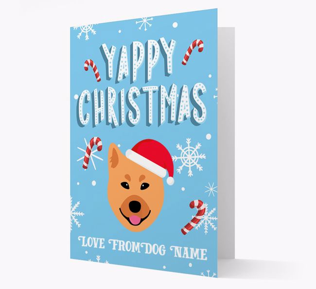 Yappy Christmas: Personalized {breedFullName} Christmas Card